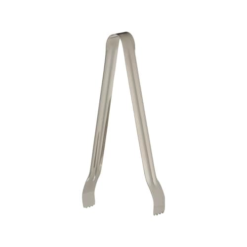 Image of Viners Barware Brushed Silver Stainless Steel Ice Tongs