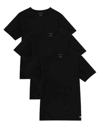 Image of Lyle & Scott Loungewear Basic 3 Pack T-shirt Z865 Jet Black, M