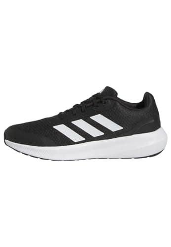 Image of adidas Unisex Kids RunFalcon 3 Lace Shoes, Core Black / Cloud White / Core Black, 12 UK Child