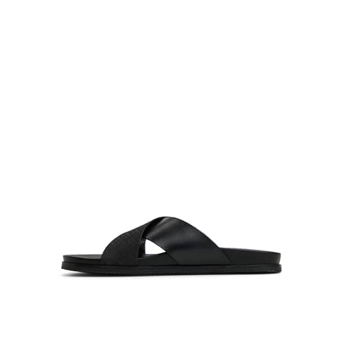 Image of Ted Baker Men's Saltburn Flat Sandal, Other Black, 7 UK