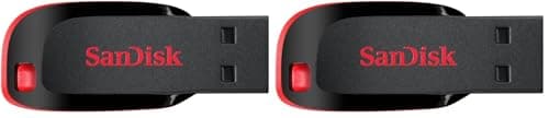 Image of SanDisk 128GB Cruzer Blade USB 2.0 Flash Drive (Pack of 2)