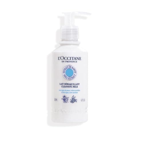 Image of L'OCCITANE Shea Butter Cleansing Milk 200ml | Enriched with Shea Butter | Vegan & 99% Readily Biodegradable | Clean & Premium Beauty Cleanser for All Skin Types