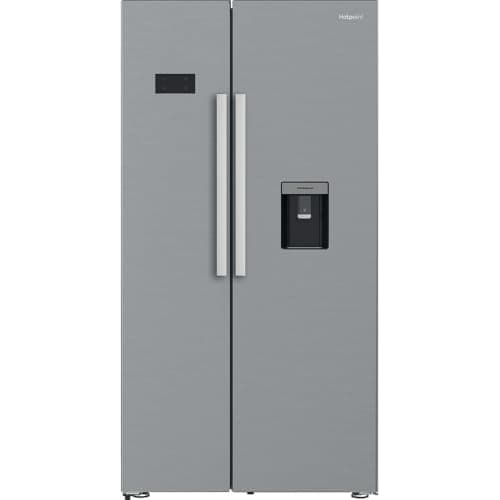 Image of Hotpoint American Fridge Freezer - Silver - E Rated