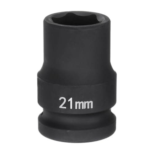 Image of sourcing map 6-Point Impact Socket 3/4" Drive 21mm Metric 40Cr Alloy Steel Spindle Axle Nut Impact Socket