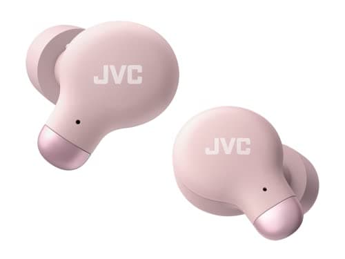 Image of JVC HA-Z250T-P Noise Cancelling Bluetooth Wireless Memory Foam Earbuds, Comfortable Fit, Sound, Low Latency mode, 28-hour of Battery Life, Single Ear Use (Pink)