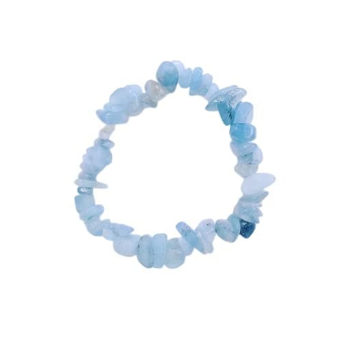 Image of ZEN&TAO Natural Chakra Gemstone Crystal Bracelets Multiple Items Pack for Yoga Meditation Prayer Healing Protection and Gifting (Aquamarine)