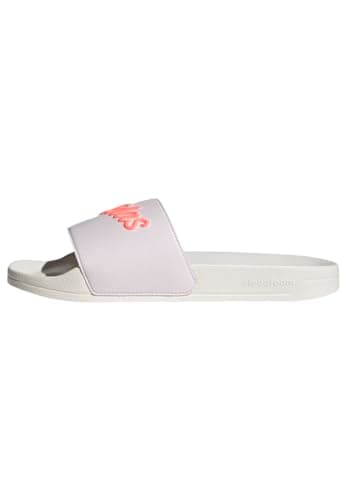 Image of adidas Women's ADILETTE SHOWER, Almost Pink / Acid Red / Chalk White, 5 UK