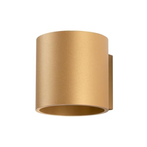 Image of SOLLUX lighting Elegant Wall Light - Wall Lights Lamp for Indoor - Wall Lighting - Bulb Not Included - G9 Socket - Orbis 1-10 x 12.5 x 10 cm - Golden