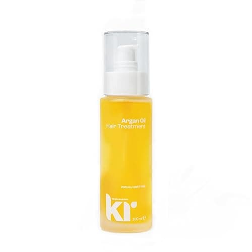 Image of Keratin Revolution Argan Oil 100ml - Moroccan Oil Hair Treatment for Deep Nourishment - Frizz Control, Heat & UV Protection - Shine & Smooth Finish - for Dry, Damaged, Chemically Treated Hair