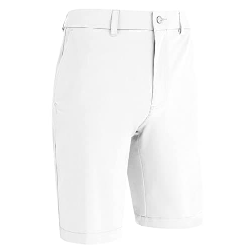 Image of Callaway Golf Mens 2026 Chev Tech II Light Shorts - Bright White - 36" Waist
