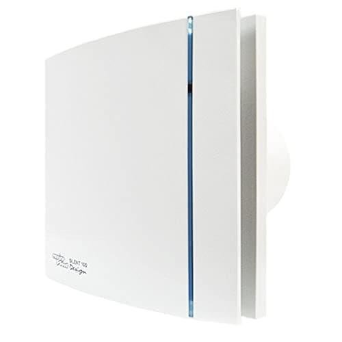 Image of ENVIROVENT SILENT DESIGN STYLISH & SILENT EXTRACTOR FAN W/TIMER - FOR 4" 100MM D