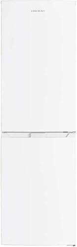 Image of Cookology 142L Freestanding 50/50 Fridge Freezer, Adjustable Temperature Control and Legs, Reversible Doors, Efficient LED Light, 4 Star Freezer Rating - White