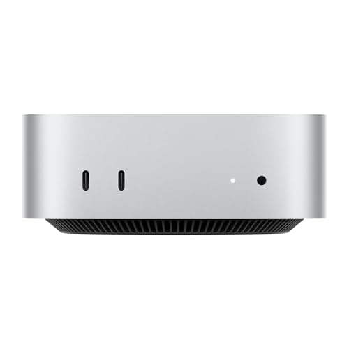Image of Apple Mac mini Desktop Computer with M4 chip with 10 core CPU and 10 core GPU: Built for Apple Intelligence, 16GB Unified Memory, 256GB SSD Storage, Gigabit Ethernet. Works with iPhone/iPad