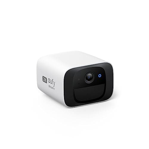 Image of eufy Security SoloCam C210 with Solar Panel, Wireless Outdoor WiFi Surveillance Camera, 2K Resolution, 2.4GHz Wi-Fi, No Monthly Fee, White., T8B00 (Renewed)