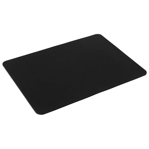 Image of Silent Monsters Mouse Mat Small 10 x 8 inches / 25 x 20 cm, black Mouse Pad, Lasercut Edges, washable & rollable Mouse Pad, Gaming Home Office Mousemat, Mousepad non-slip & quiet, Desk Mat