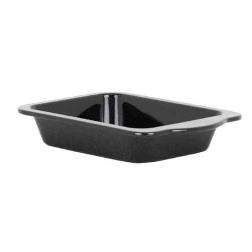 Image of Baker & Salt Wham Enamel Handled Roaster 220mm Black