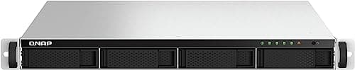 Image of QNAP TS-464U-8G-US 4 Bay High-Speed Rackmount Rackmount Dual-2.5GbE NAS Intel® Celeron® N5105/N5095 CPU, 4GB & 8GB DDR4 Memory and 2.5GbE (2.5G/1G/100M) Network Connectivity (Diskless)