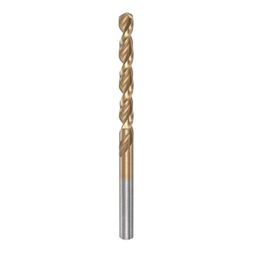 Image of sourcing map Twist Drill Bit 5mm Titanium Coated (HSS-E) M42 High Speed Steel 8% Cobalt Straight Shank for Stainless Steel Aluminum Alloy Metal