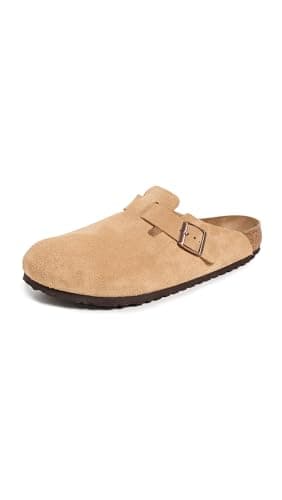 Image of Birkenstock Men's Boston Clogs, Latte Cream, 10-10.5