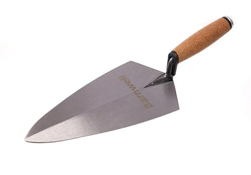 Image of Barnwell Philadelphia Pattern Brick Trowel Cork Handle (10" - 12") (11" (280mm))