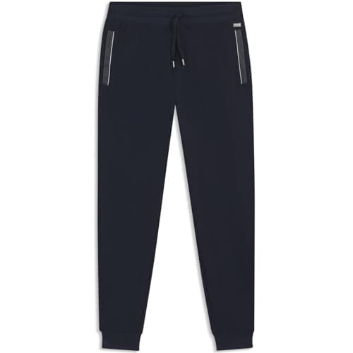 Image of BOSS Mens Tapered Jogging Bottoms Dark Blue M