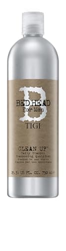 Image of TIGI Bed Head for Men Clean Up Shampoo, Daily Hair Care, Cleanses, Moisturises & Refreshes Scalp with Basil Mint Fragrance, 750ml
