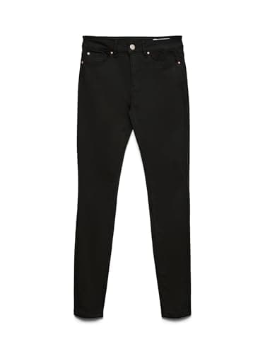 Image of VERO MODA VMFLASH MR Skinny Jeans LI140 GA NOOS, Black, XS / 32L