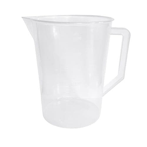 Image of Measuring Jug 50ml–5L | Graduated Tritan Plastic Liquid Measuring Jugs | Large & Small Mixing Pitchers with Easy Read Markings & Drip-Free Spout | Kitchen, Gardening & DIY Use (1, 3L)