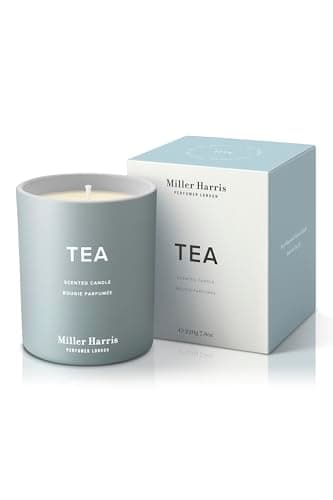 Image of Miller Harris Tea Scented Candle 220g – Luxury Natural Wax Candle | Calming Aromatic Tea Fragrance