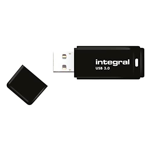 Image of Integral 256GB Black USB 3.0 Gen 1 Super Speed Fast Memory Flash Drive