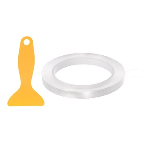 Image of sourcing map Caulk Strip Tape Clear 0.4"x33Ft Waterproof Sealing Tape with Sealing Tool for Kitchen Cooktop Sink Bathtub Shower Toilet