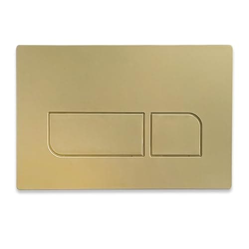 Image of Toilet Dual Flush Plate for Geberit Concealed Cistern - Compatible with Sigma 01, 20, 30, 50 and UP300, UP320 Actuator Plates, (Golden)