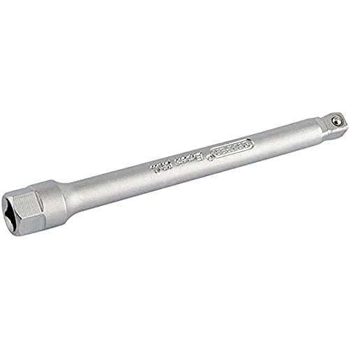 Image of Draper 85133 1/4-Inch Square Drive Satin Chrome Plated Extension Bar, 100 mm
