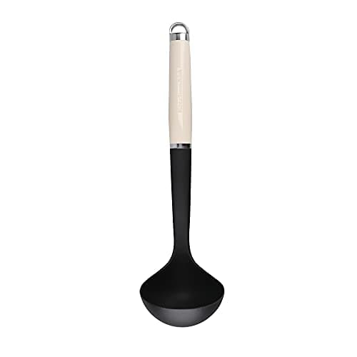Image of KitchenAid Nylon Cooking Ladle – Almond Cream
