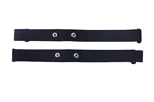 Image of Rich Green Valley Heart Rate Monitor Chest Strap Compatible with Polar H10 H9 H7 H1 Wahoo Tickr Garmin HRM CooSpo, Black Large