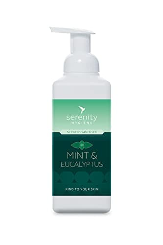Image of Hand Cleansing Sanitiser Foam, No Alcohol Foaming Hand Sanitizer Dispenser - Mint & Eucalyptus - 500ml