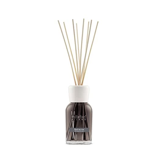 Image of Millefiori Milano Refill Bottle for Fragrance Diffuser with Black Tea Rose Fragrance 250 ml 7DDBT