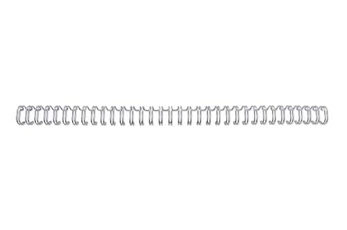 Image of GBC WireBind Binding Wires, 5 mm, 35 Sheet Capacity, A4, Silver, Pack of 100, 2101007E