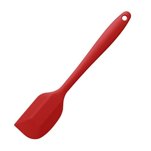 Image of KitchenCraft CWSPATRED Colourworks Silicone Spatula, 28 cm - Red