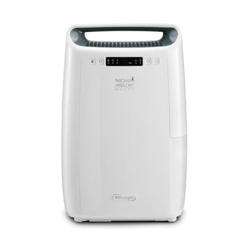 Image of De’Longhi Tasciugo AriaDry Multi - Portable Home Dehumidifier with 3-Action Filtration, 16L/Day Moisture Removal, Laundry Function, Mould Absorber, Quiet, White (DEXD216RF)