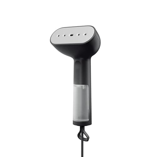 Image of Steamery Handheld Clothes Steamer Cirrus Core, 1350W, Steam Output 21g/min, Heat up in 15 Seconds, Dry Steam Technology, Hanging Loop, Visible Water Tank, Portable, Scandinavian Design, Black