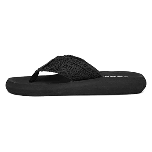 Image of Rocket Dog Women's Spotlight Flip Flops, Black01, 7 UK