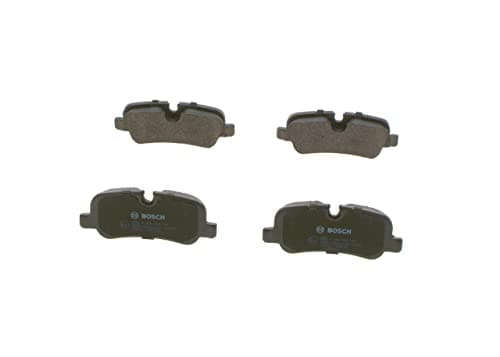 Image of Bosch BP1059 - Brake Pads Car Rear Axle - Bosch Quality - Reduced Noise and Dust - ECE-R90 Certified - Copper-Free - 1 Set of 4 Pads
