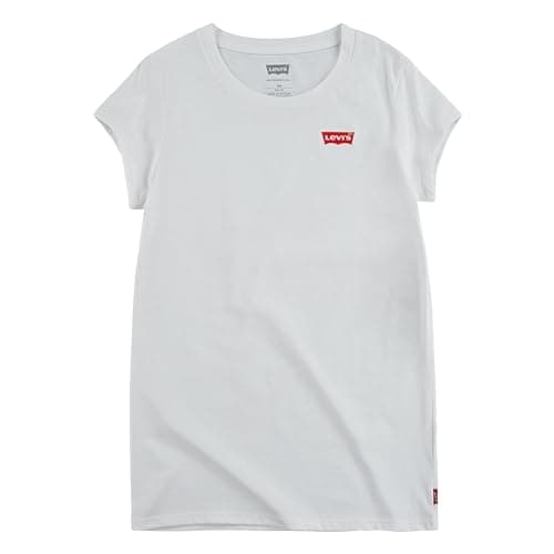 Image of Levi's Kids ss Batwing Tee Girls, White, 8 Years