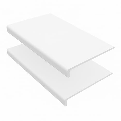 Image of 150mm x 1.75m uPVC Capping Board White – Fascia Trim Cover – One Pack / 2 Pack / 4 Pack – External Cladding for Windows & Roofline (2 Pack)
