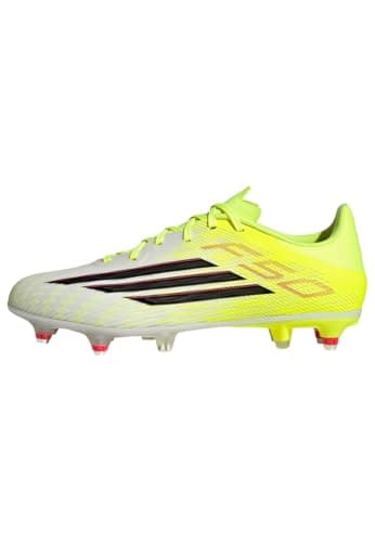 Image of adidas Unisex F50 League Soft Ground Football Boots, Team Solar Yellow 2/core Black/Lucid red, 7 UK