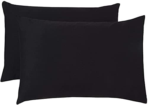 Image of Egyptian Cotton 200 Thread Count Pillow Cases 2 Pack (Black)