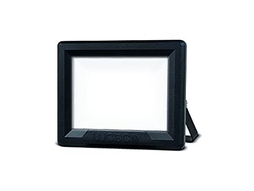 Image of Luceco LED Eco Slimline Floodlight, 20 Watts, Black