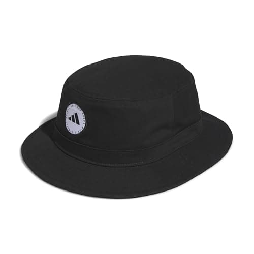 Image of adidas Men's Cotton Bucket HAT, Black, M-L