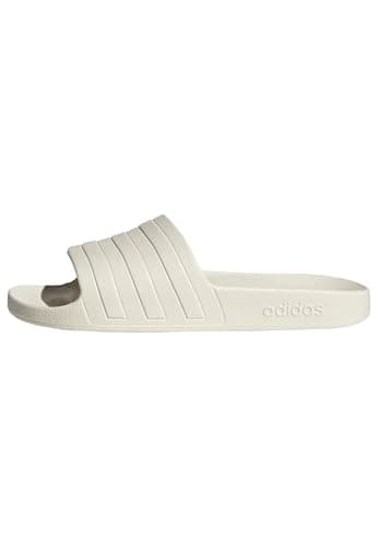 Image of adidas Women's Adilette Aqua Slides, Off White/Off White/Off White, 5 UK